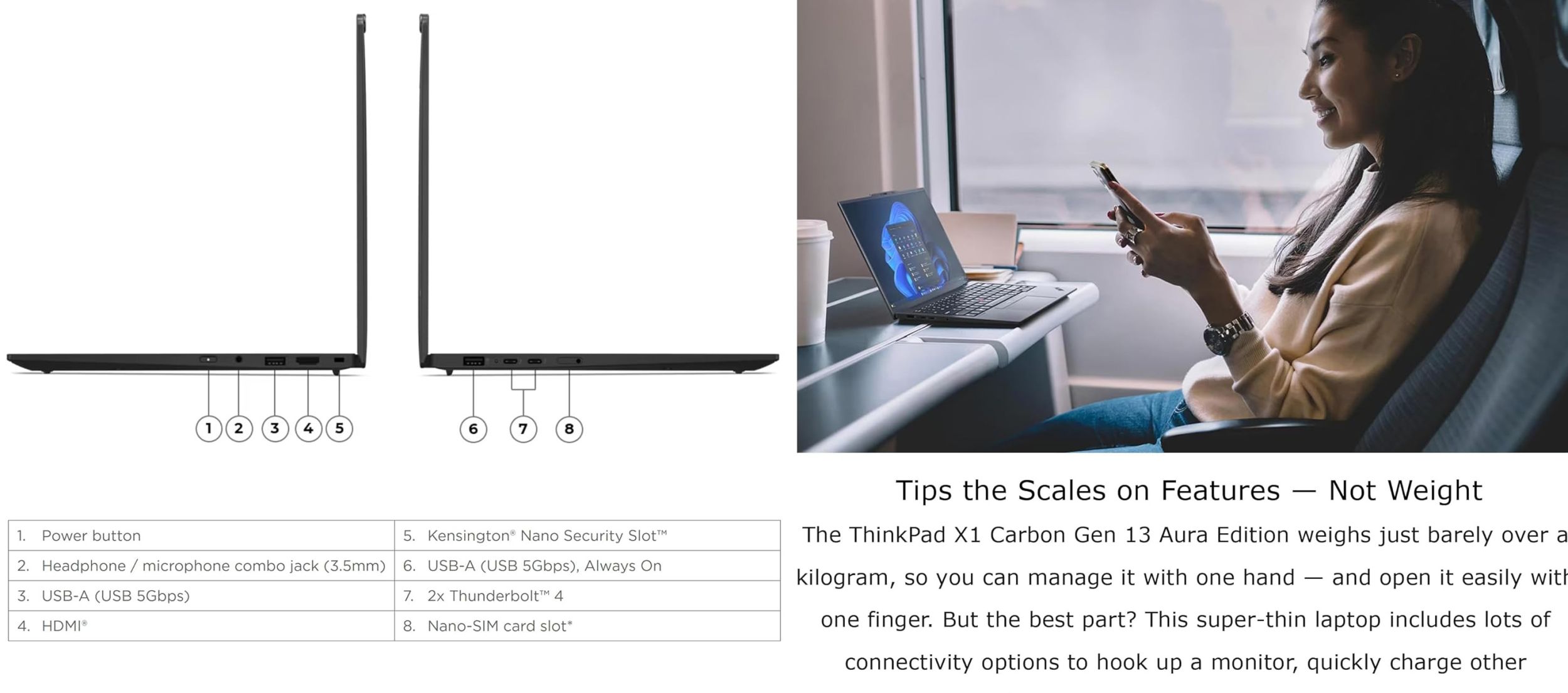 Lenovo ThinkPad X1 Carbon Gen 13 Aura Edition Intel Ultra 7-265U Integrated Intel Graphics 14" Laptop price in Bangladesh premium laptop with sleek design, fast performance and reliable everyday usability	