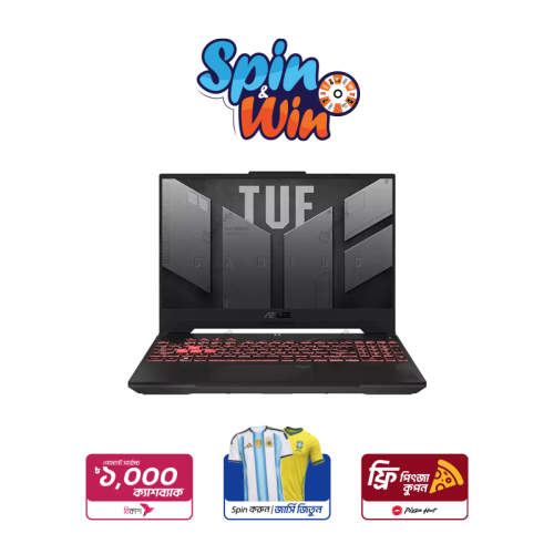 ASUS TUF Gaming A15 FA506NCG AMD Ryzen 7-7445HS NVIDIA GeForce RTX 3050 With 4GB Graphic 15.6" Gaming Laptop