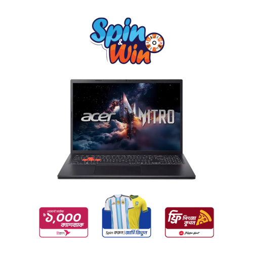 Acer Nitro Lite NL 16-71G-578S Intel i5-13420H NVIDIA RTX 3050 With 6GB Graphics 16" Gaming Laptop