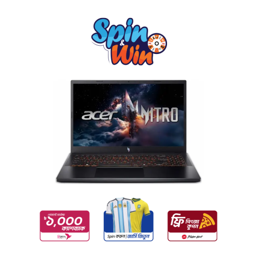Acer Nitro V15 ANV15-52-57BB Intel Core i5-13420H NVIDIA GeForce RTX 5050 with 8GB Graphics 15.6" FHD Gaming Laptop